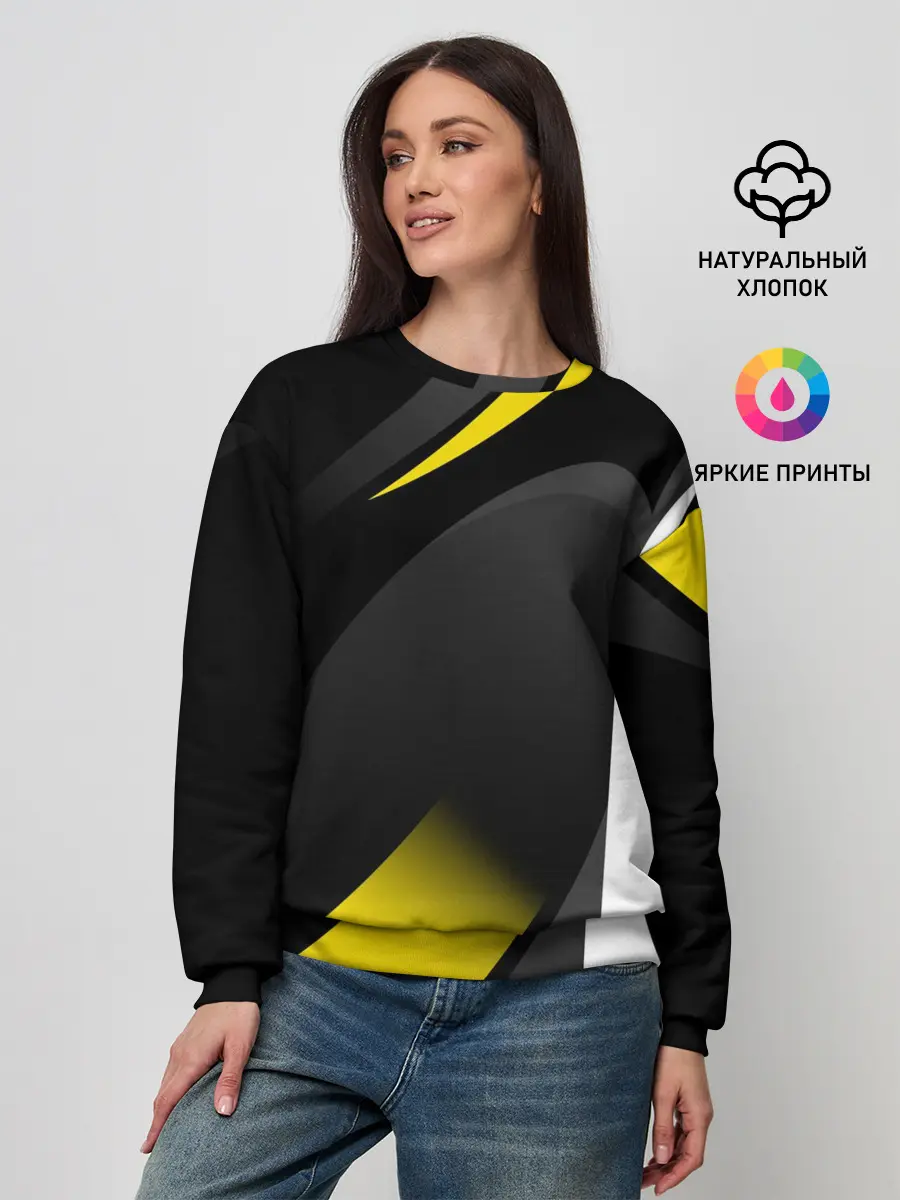 Женский свитшот / SPORT WEAR YELLOW
