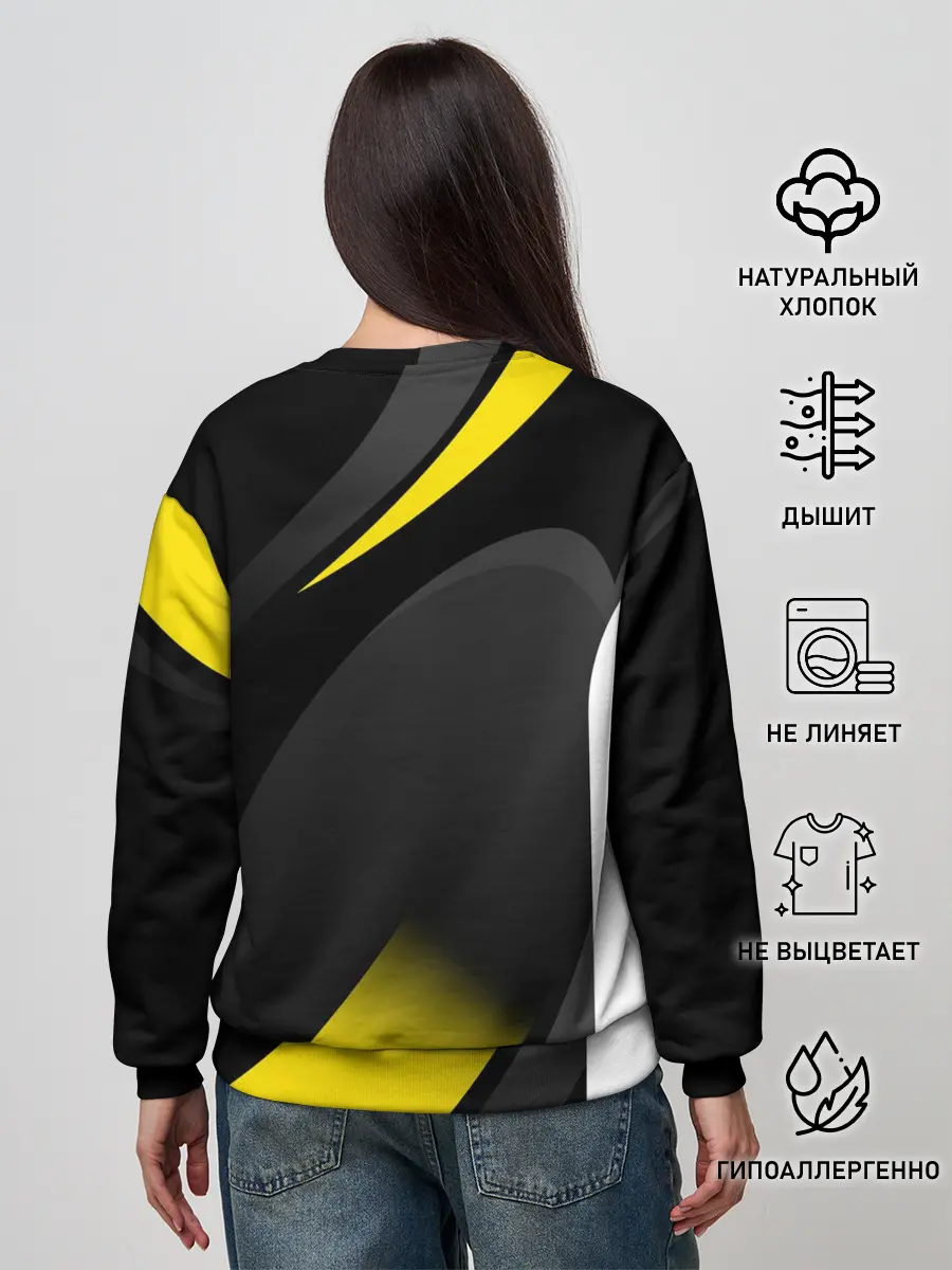 Женский свитшот / SPORT WEAR YELLOW