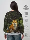 Женский свитшот / Лиса и снег
