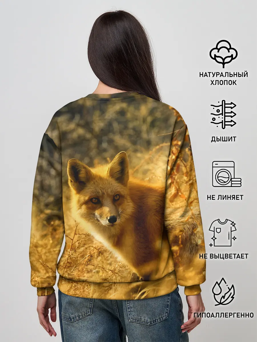 Женский свитшот / Рыжая Лиса