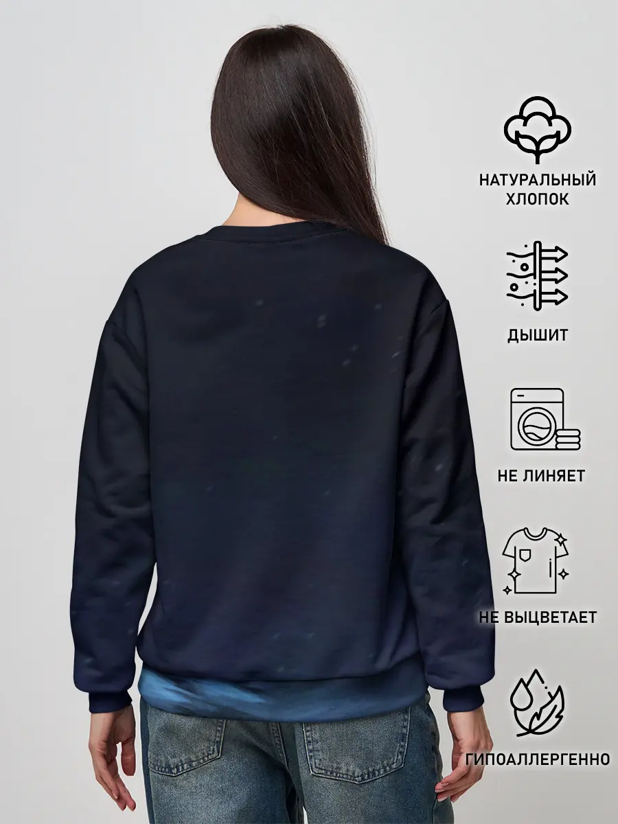 Женский свитшот / Зимний волк