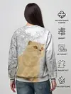 Женский свитшот / Кот и снег