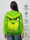 Женский свитшот / Гринч 3D/ The Grinch