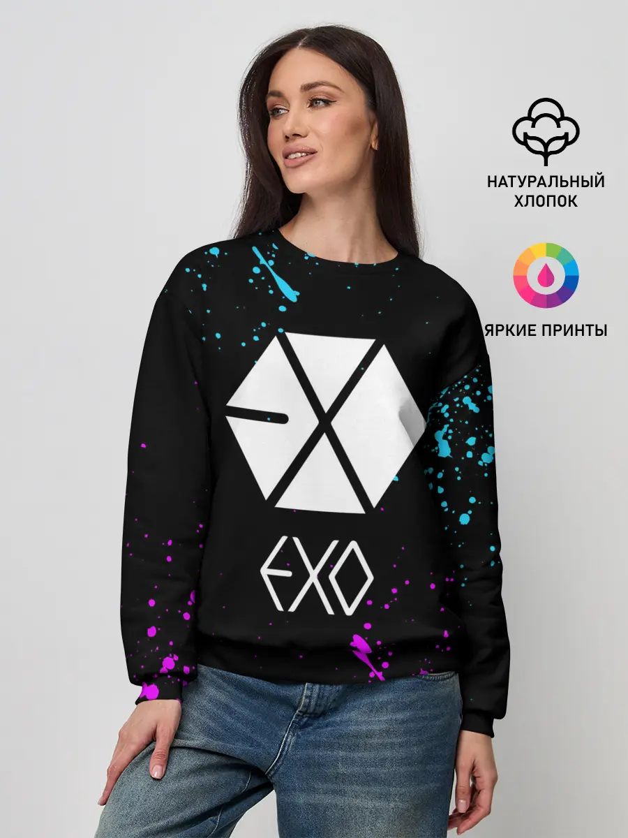 Женский свитшот / EXO BAND.