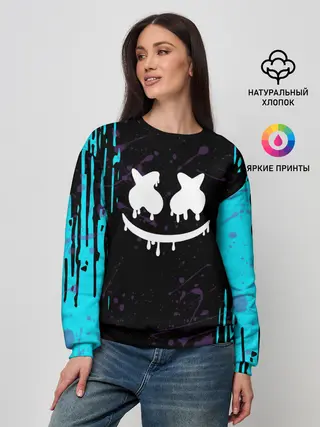 Женский свитшот / FORTNITE MARSHMELLO.