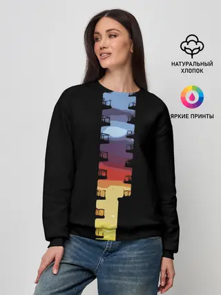 Женский свитшот / Балконы