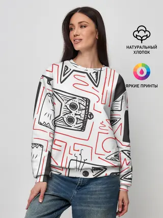 Женский свитшот / Cats