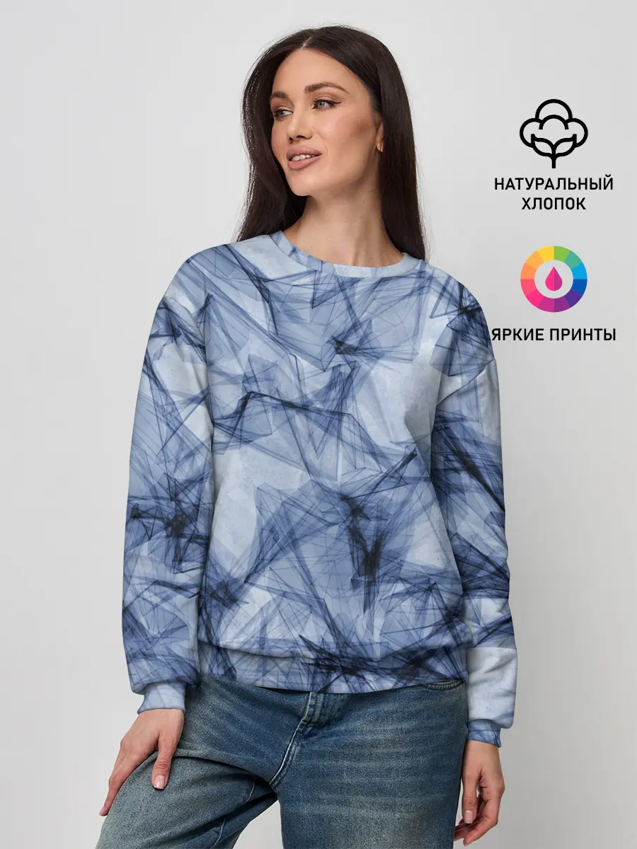 Женский свитшот / Текстура.