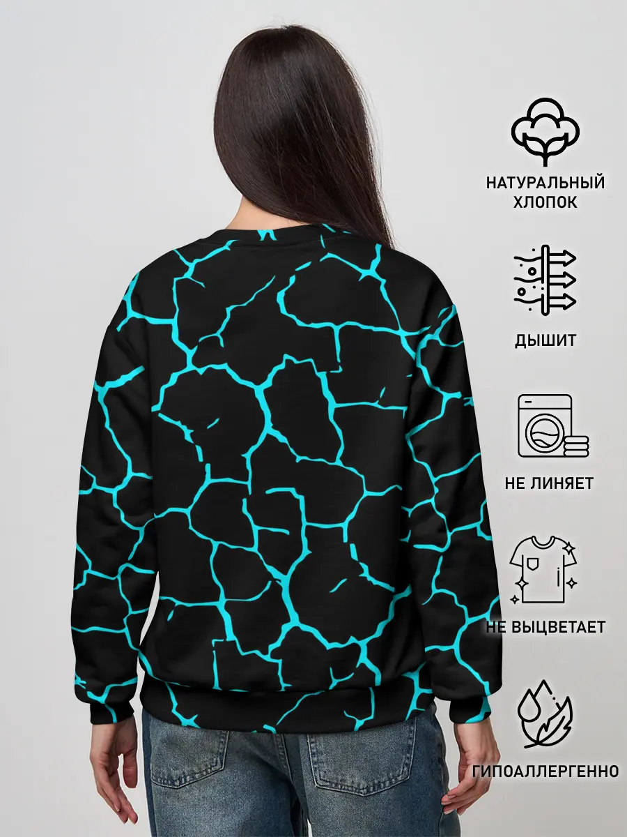 Женский свитшот / CYBERPUNK 2077.