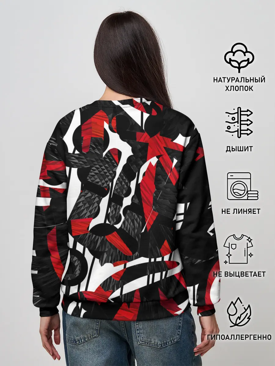 Женский свитшот / Abstract art