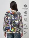 Женский свитшот / Gasoline stains abstraction