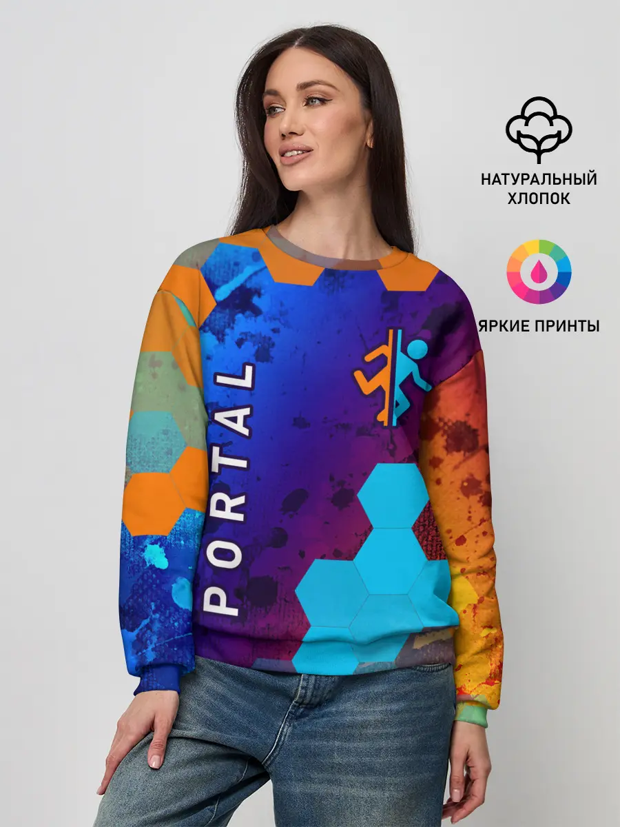 Женский свитшот / PORTAL / ПОРТАЛ