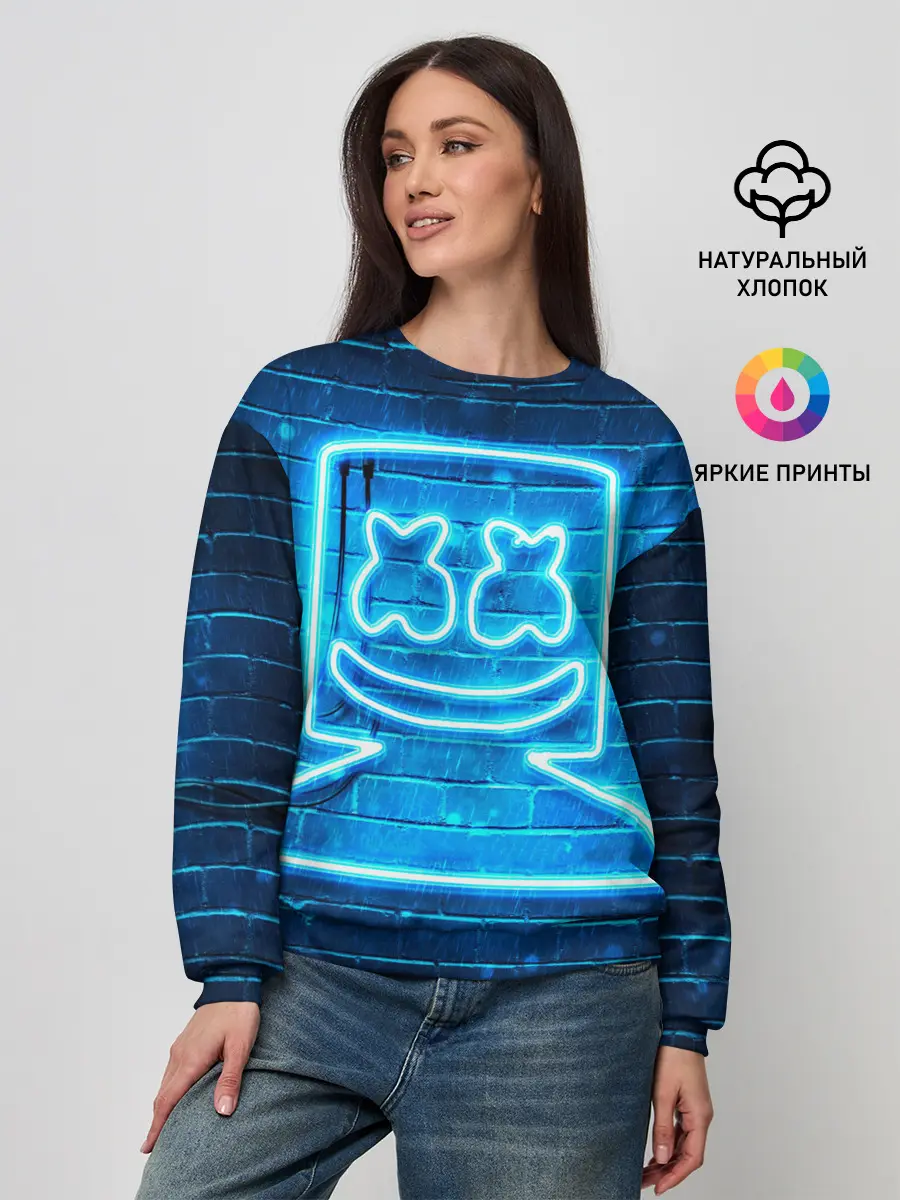 Женский свитшот / MARSHMELLO