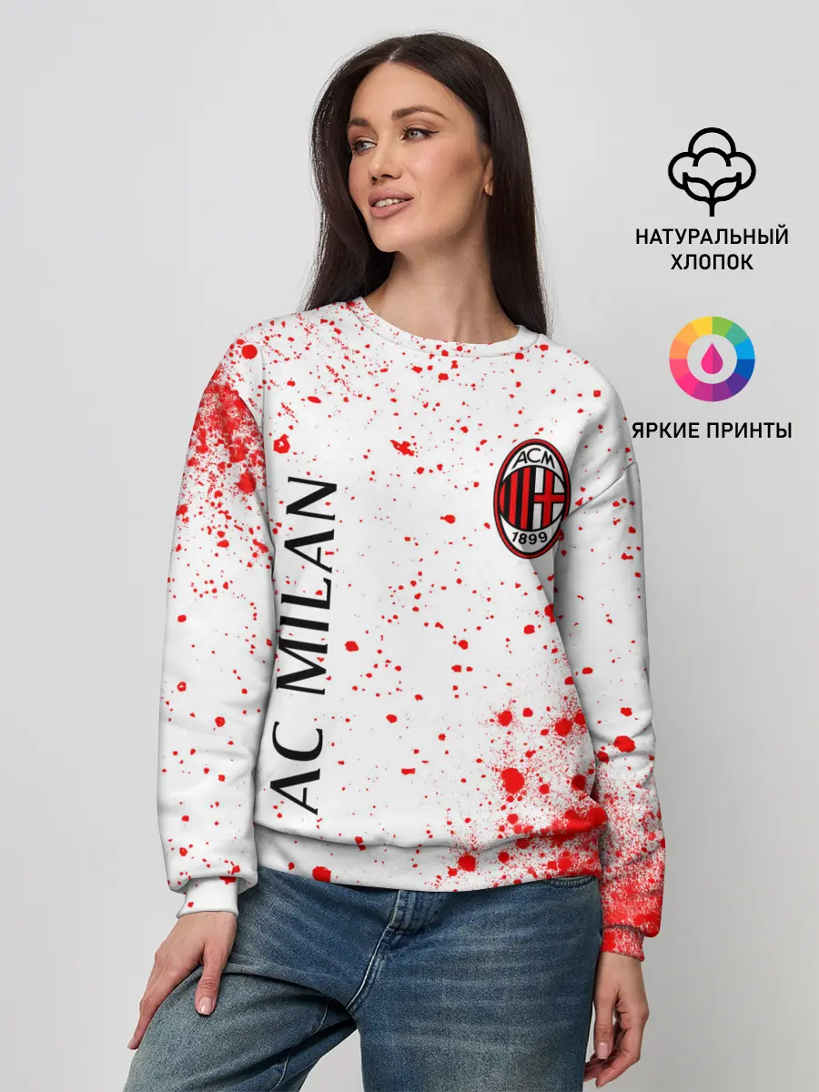 Женский свитшот / AC MILAN / МИЛАН