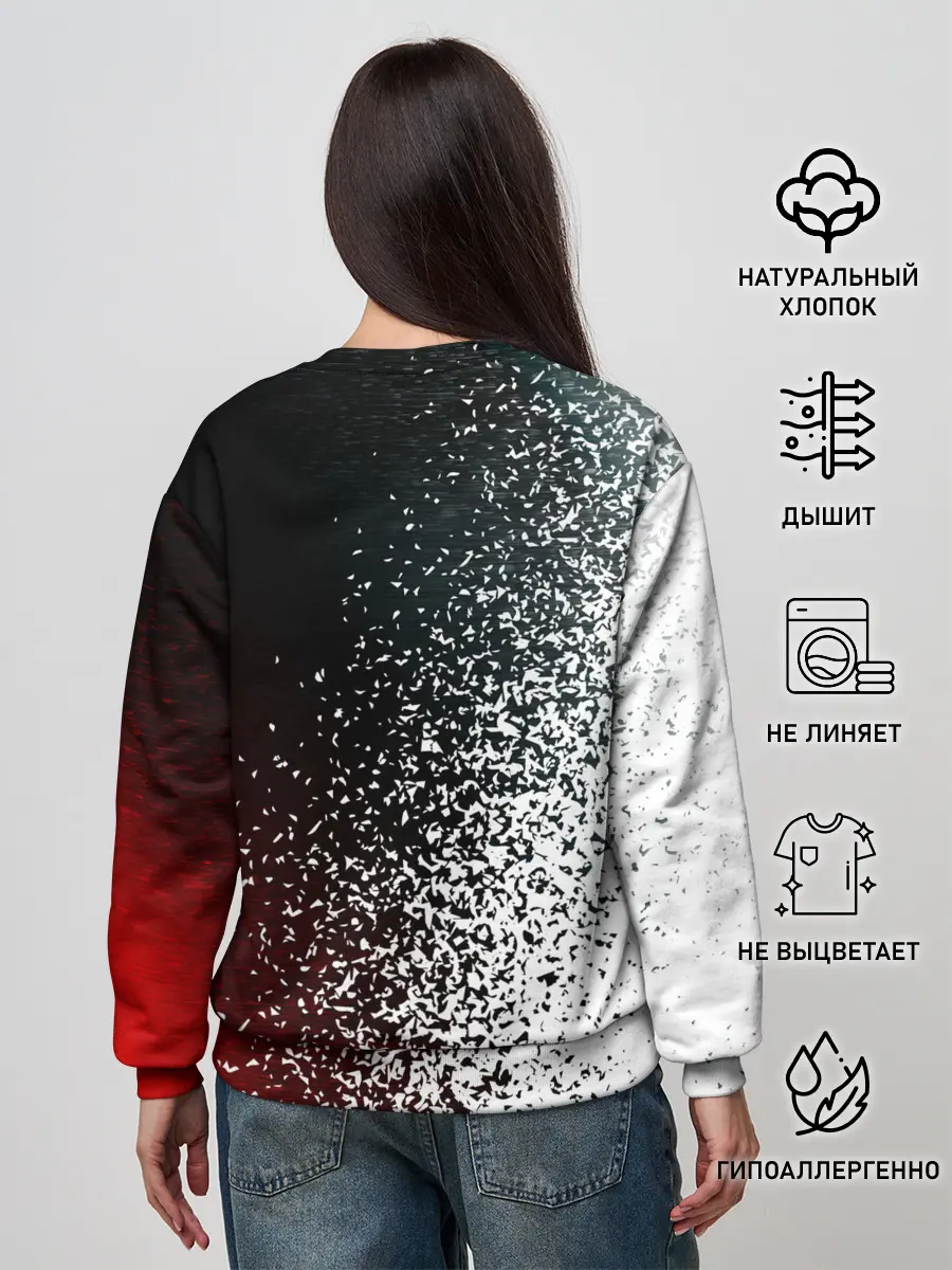 Женский свитшот / AC MILAN / МИЛАН