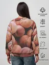 Женский свитшот / Персики.