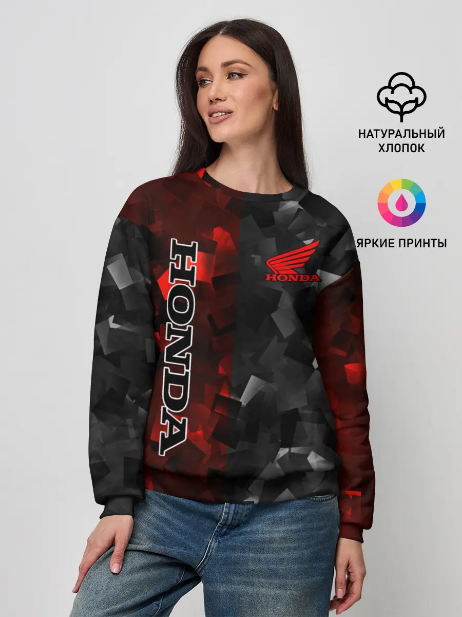 Женский свитшот / HONDA | RedBlack