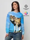 Женский свитшот / Волк