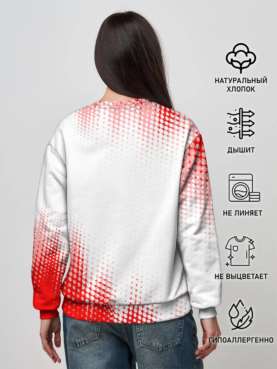 Женский свитшот / JUVENTUS / ЮВЕНТУС