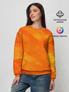 Женский свитшот / ОРАНЖЕВАЯ КРАСКА