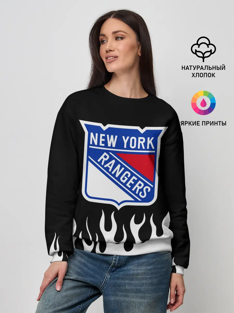 Женский свитшот / Нью-Йорк Рейнджерс