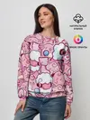 Женский свитшот / Розовое собрание