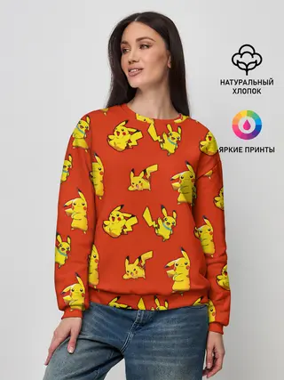 Женский свитшот / Пикачу