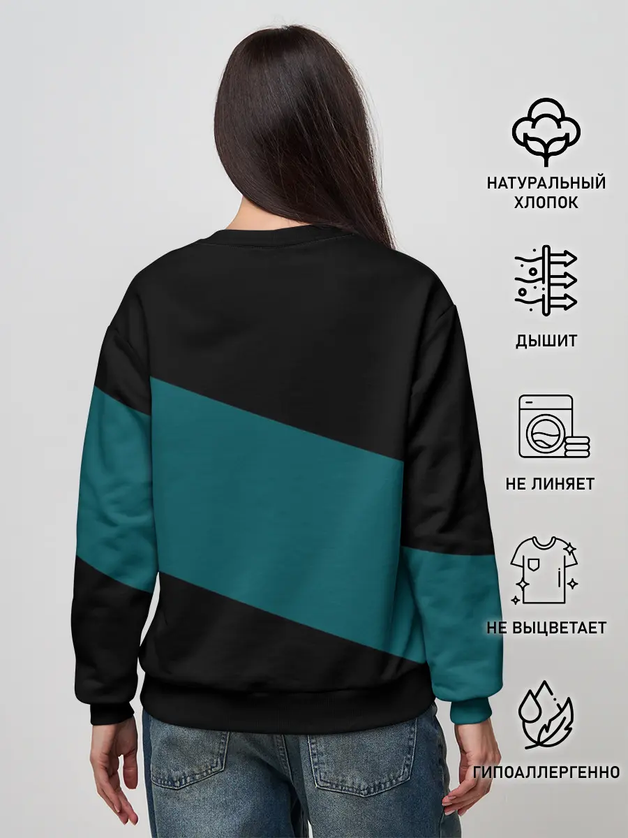 Женский свитшот / Сан-Хосе Шаркс