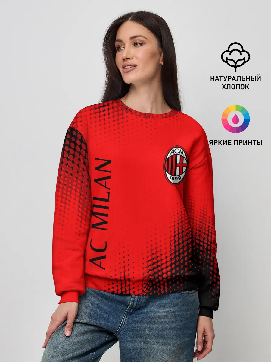 Женский свитшот / AC MILAN / МИЛАН