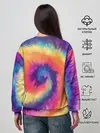 Женский свитшот / TIE-DYE MULTICOLOR