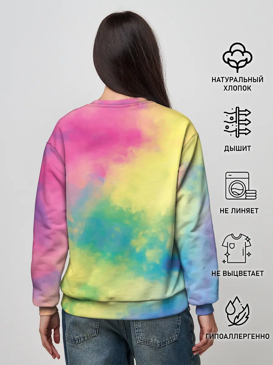 Женский свитшот / Tie-Dye