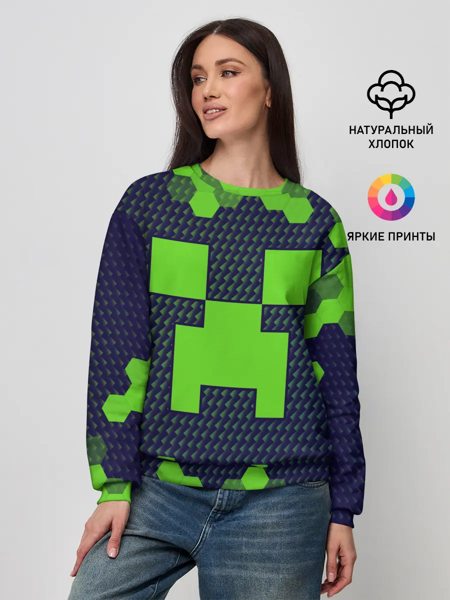 Женский свитшот / MINECRAFT / МАЙНКРАФТ