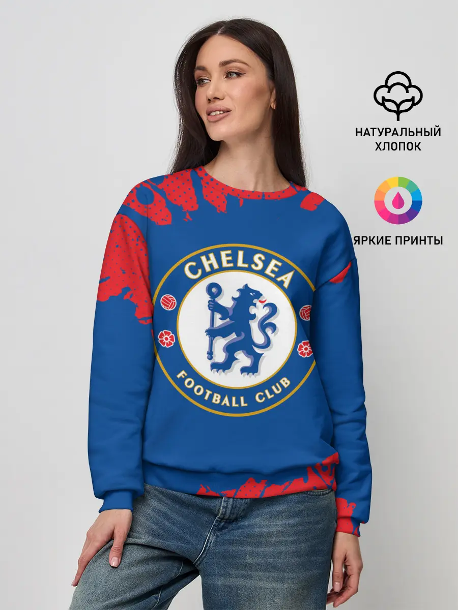 Женский свитшот / CHELSEA F.C. / ЧЕЛСИ