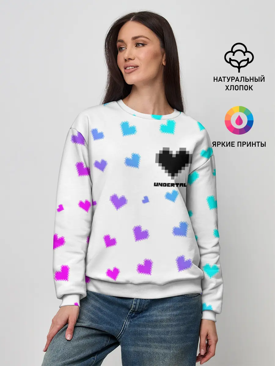 Женский свитшот / UNDERTALE / АНДЕРТЕЙЛ