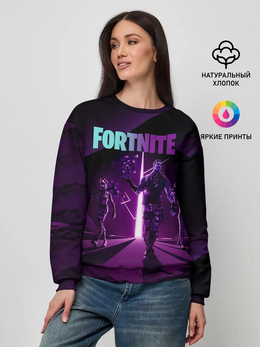 Женский свитшот / fortnite