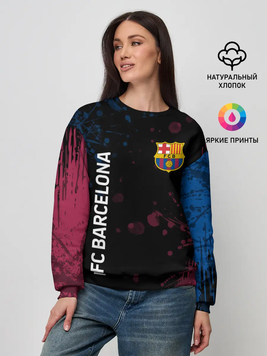 Женский свитшот / FC BARCELONA.