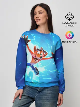 Женский свитшот / Crash Bandicoot
