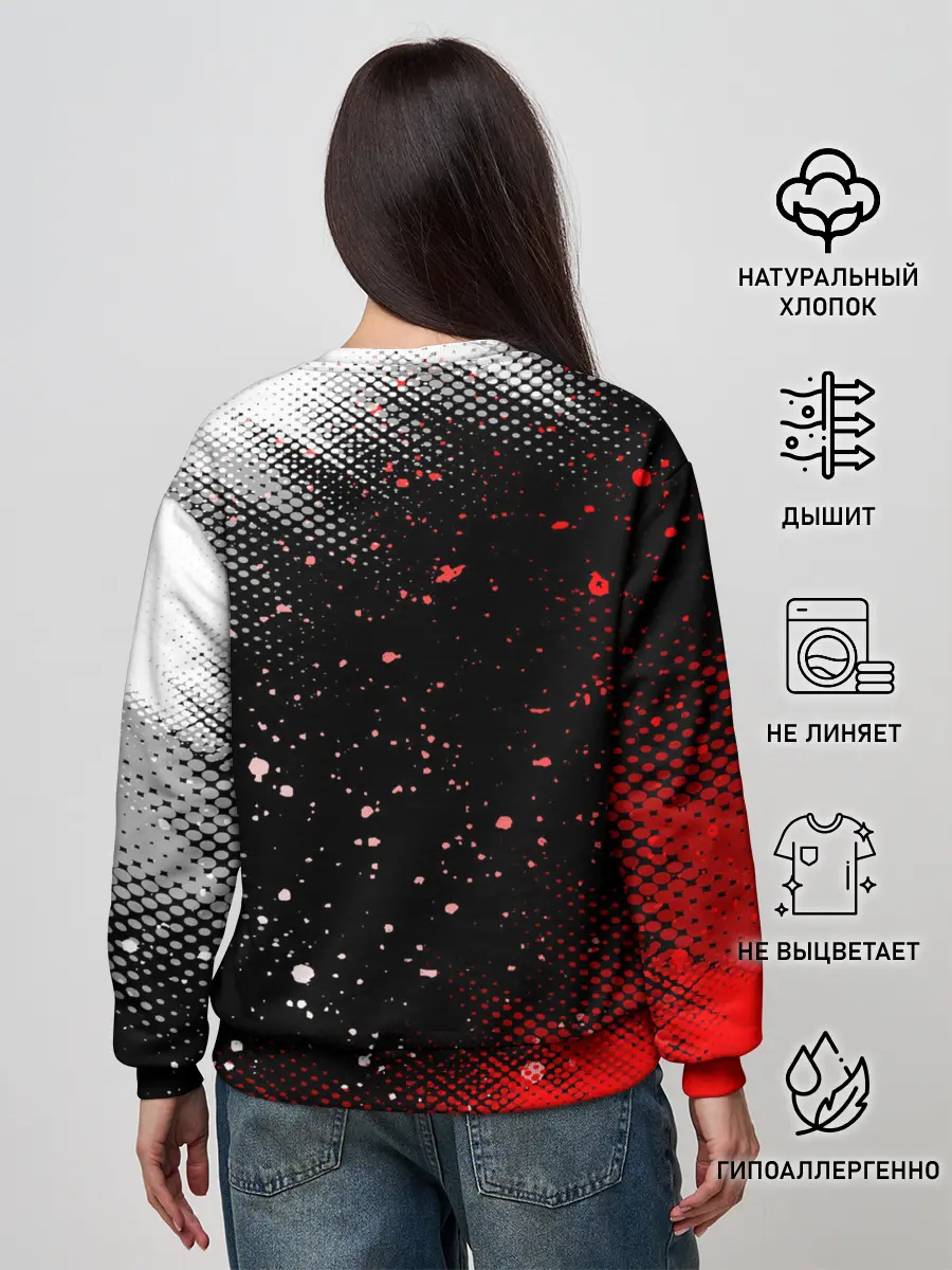 Женский свитшот / AC MILAN / МИЛАН