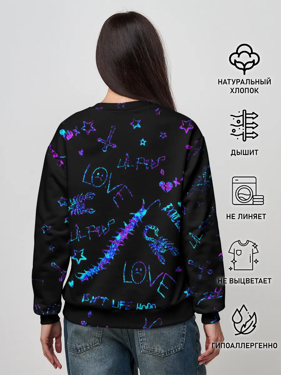 Женский свитшот / LIL PEEP / ЛИЛ ПИП