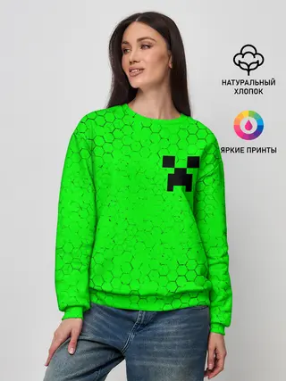 Женский свитшот / MINECRAFT / МАЙНКРАФТ