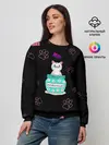 Женский свитшот / Котик-антидепрессант