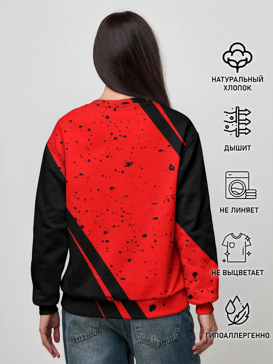 Женский свитшот / AC MILAN / МИЛАН