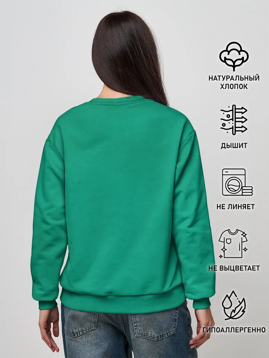 Женский свитшот / Meow-rry Catmas