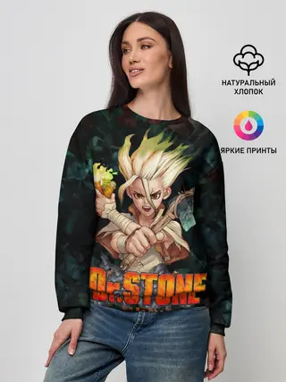 Женский свитшот / Doctor Stone | Доктор Стоун