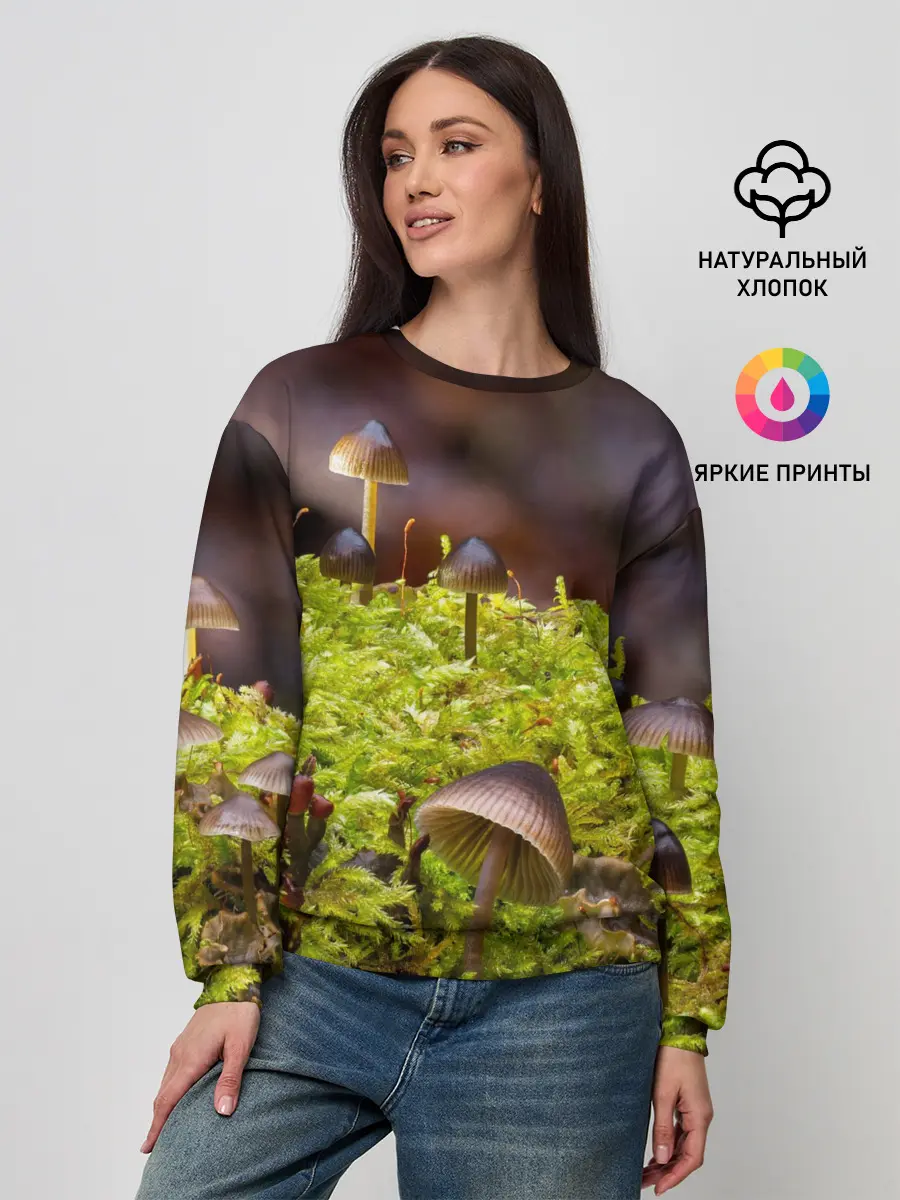 Женский свитшот / Мох