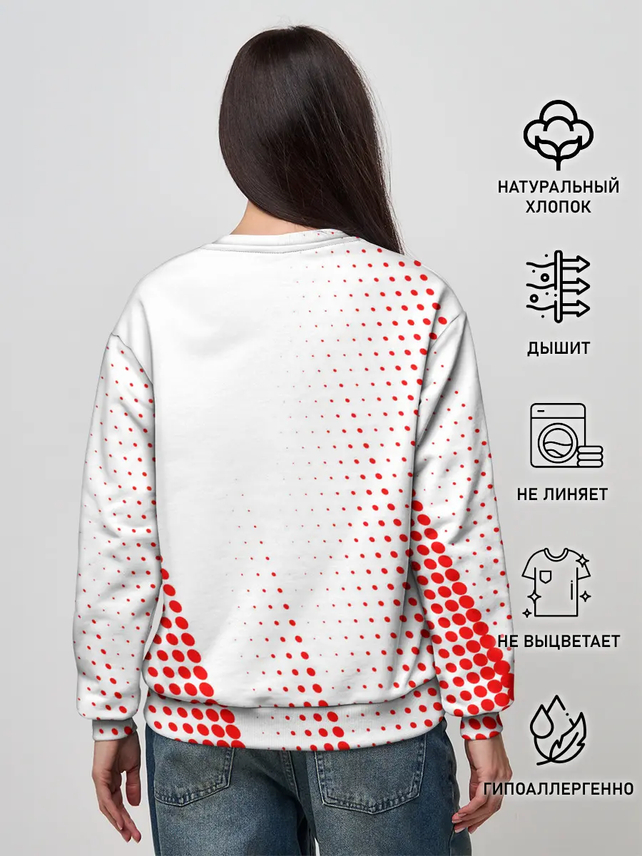 Женский свитшот / AC MILAN / МИЛАН