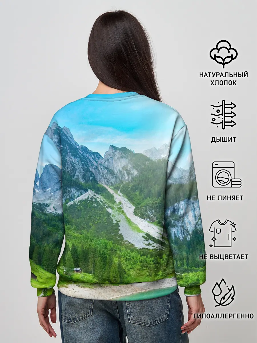 Женский свитшот / Альпийские горы