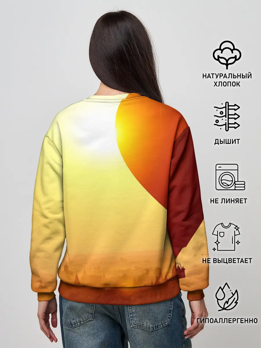 Женский свитшот / Город в пустыне