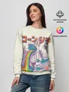 Женский свитшот / Годзилла Единорог