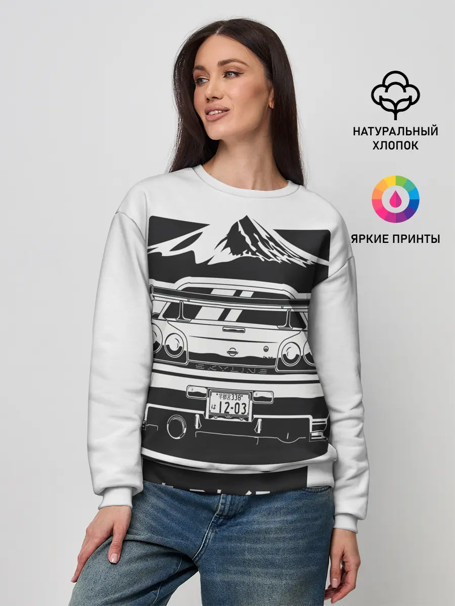 Женский свитшот / Skyline R 34